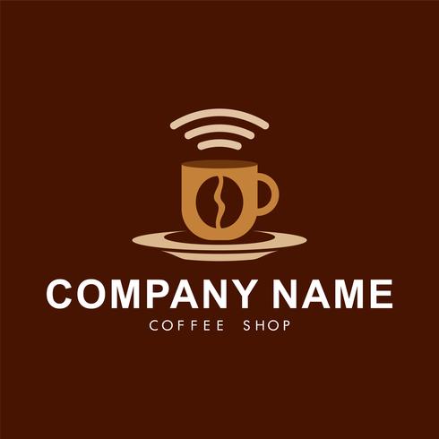 Modèle de Logo de Coffee Shop vecteur