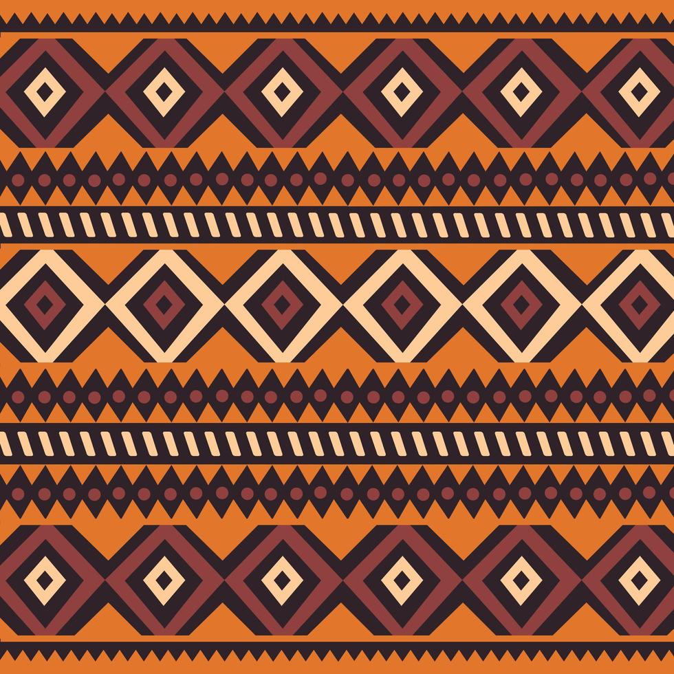 motif bohème coloré ethnique tribal avec éléments géométriques, tissu de boue africaine vecteur