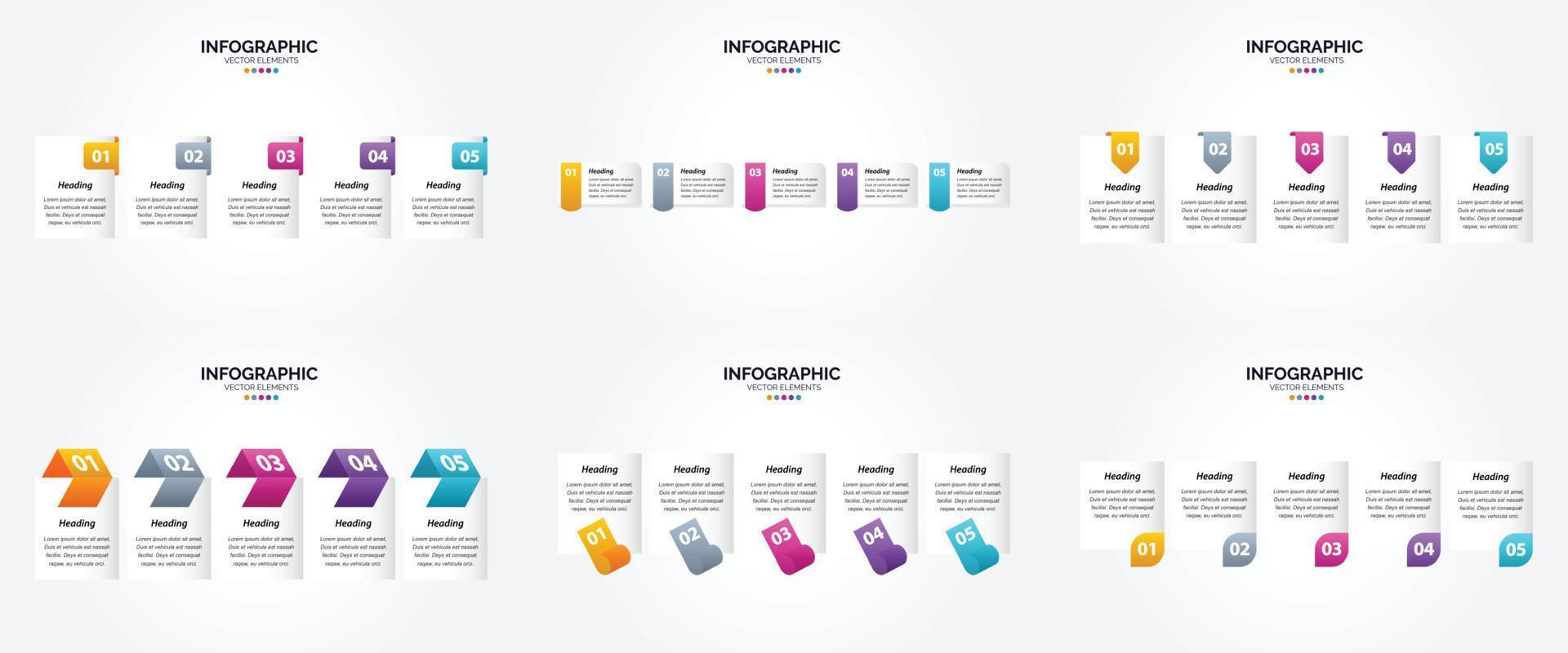 infographie vectorielle de conception plate parfaite pour les brochures publicitaires. dépliants. et revues. vecteur