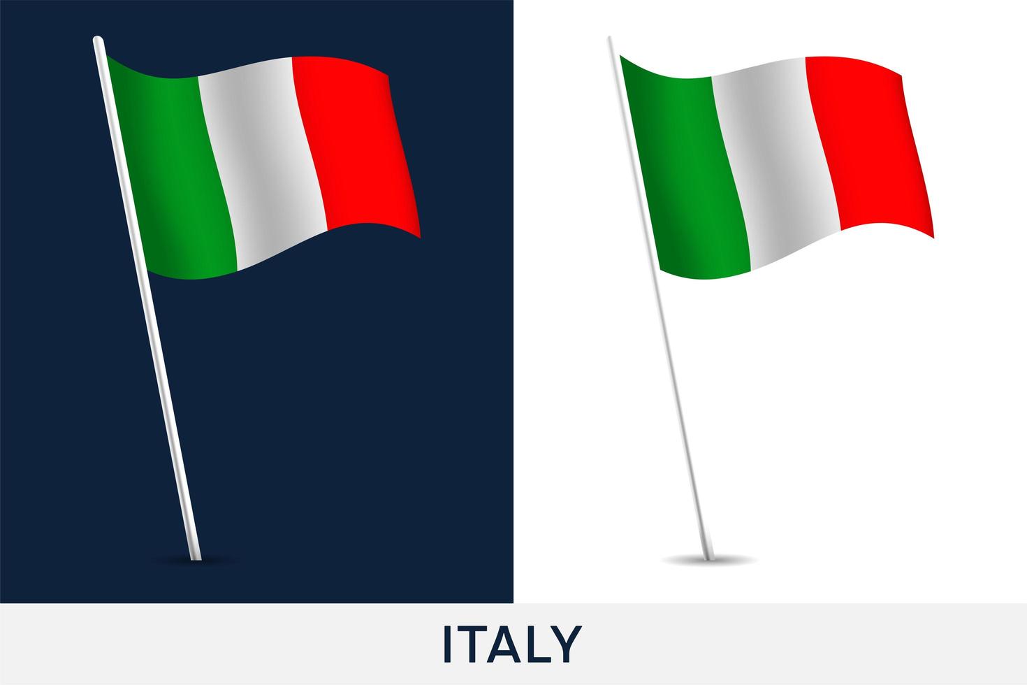 drapeau vecteur italie