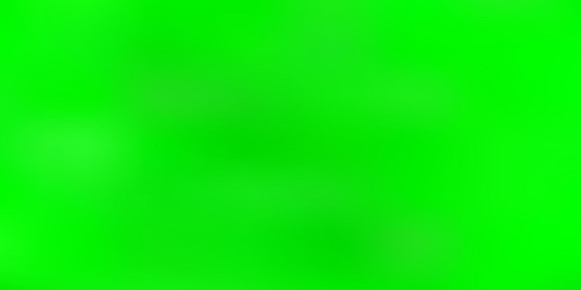 dessin de flou abstrait vecteur vert clair.