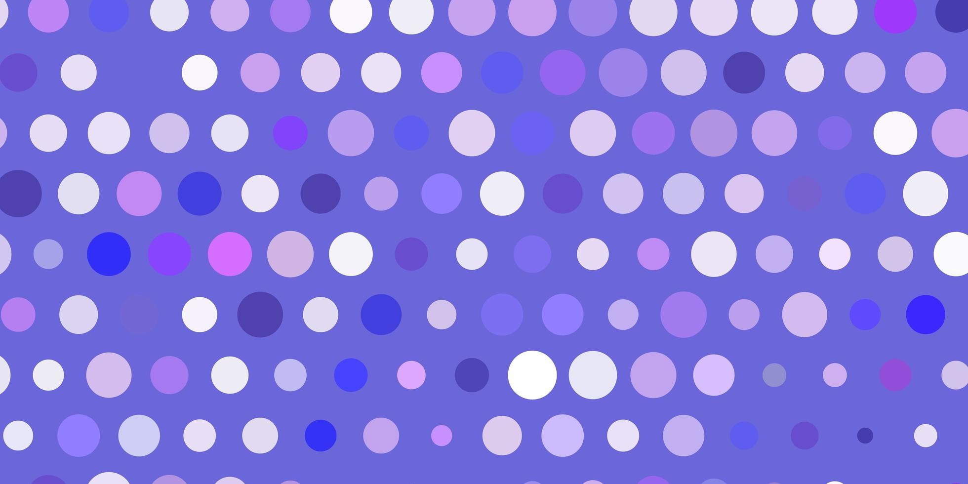 modèle vectoriel violet clair avec des cercles.