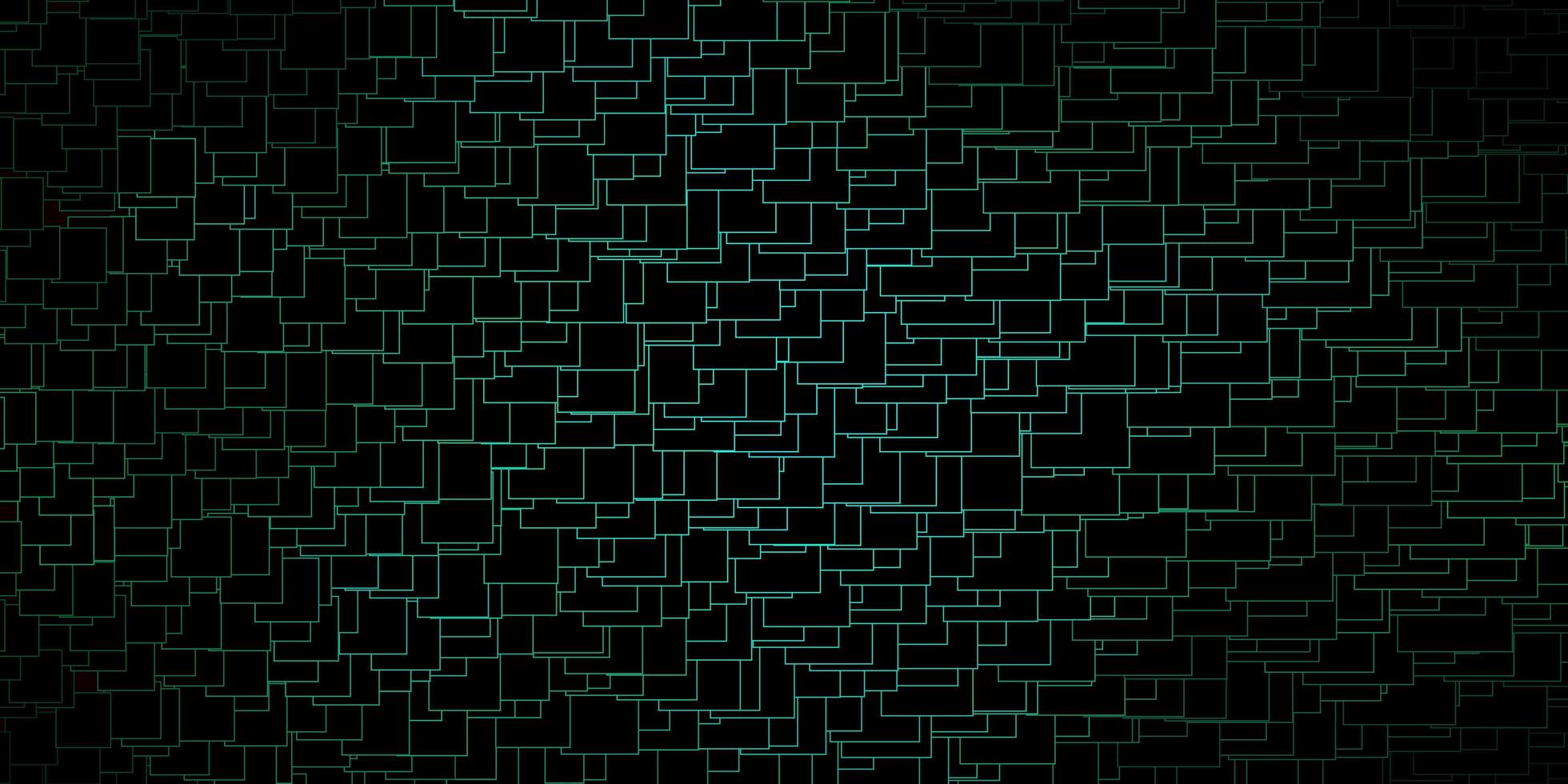 disposition de vecteur vert foncé avec des lignes, des rectangles.