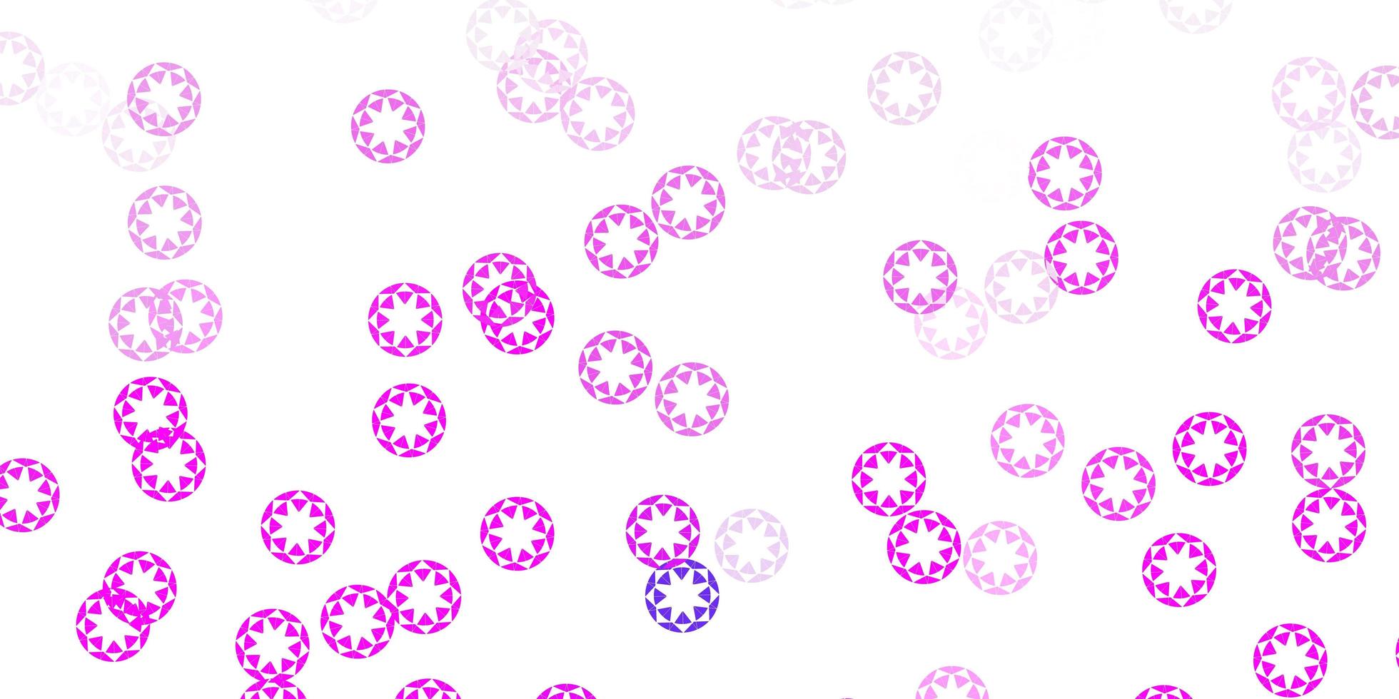 modèle vectoriel violet clair avec des cercles