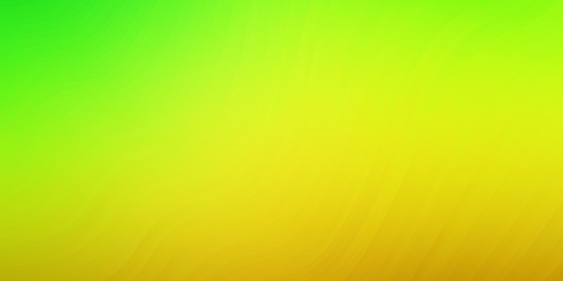 modèle vectoriel vert clair, jaune avec des lignes ironiques.