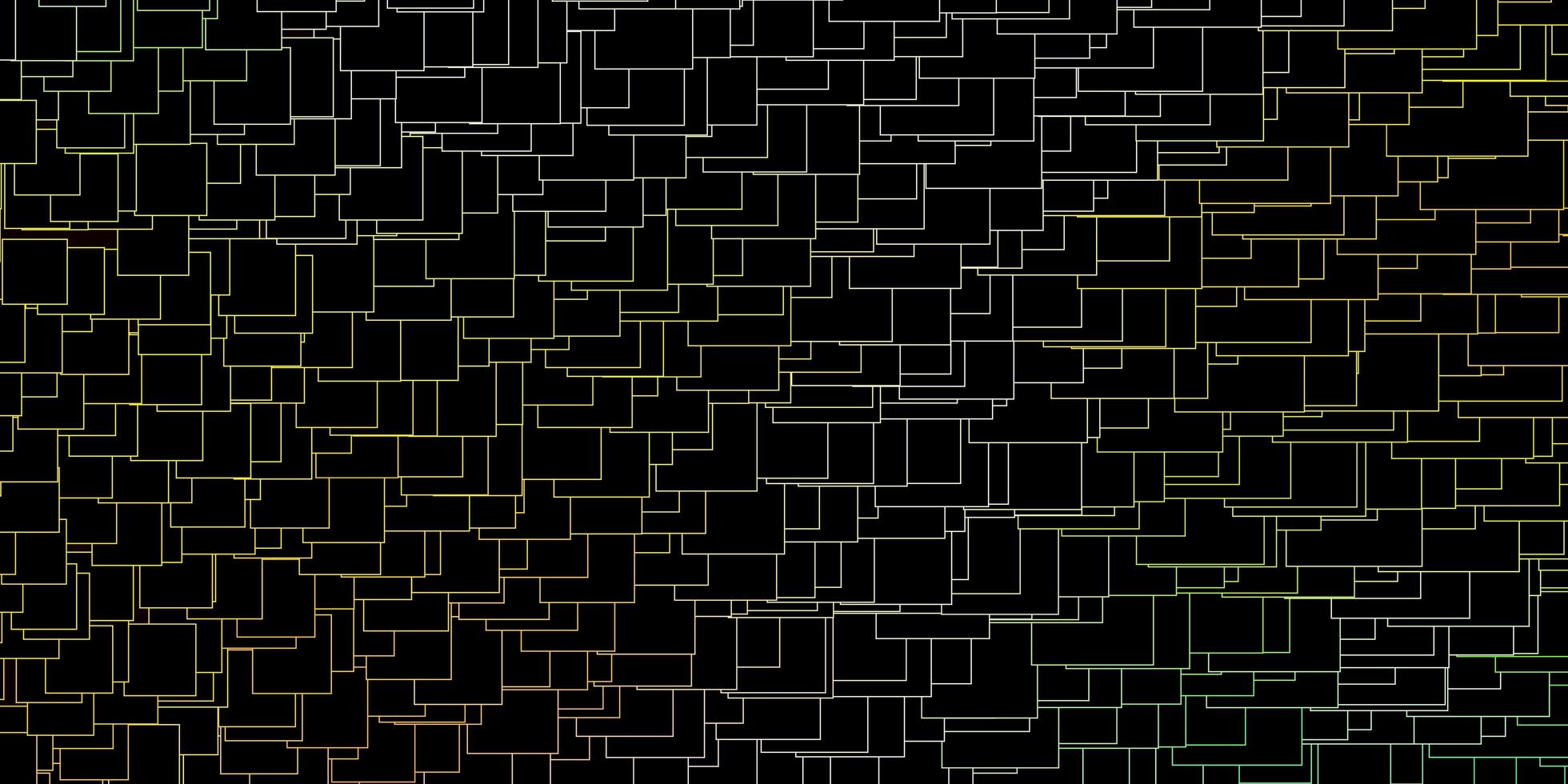 disposition de vecteur multicolore sombre avec des lignes, des rectangles.