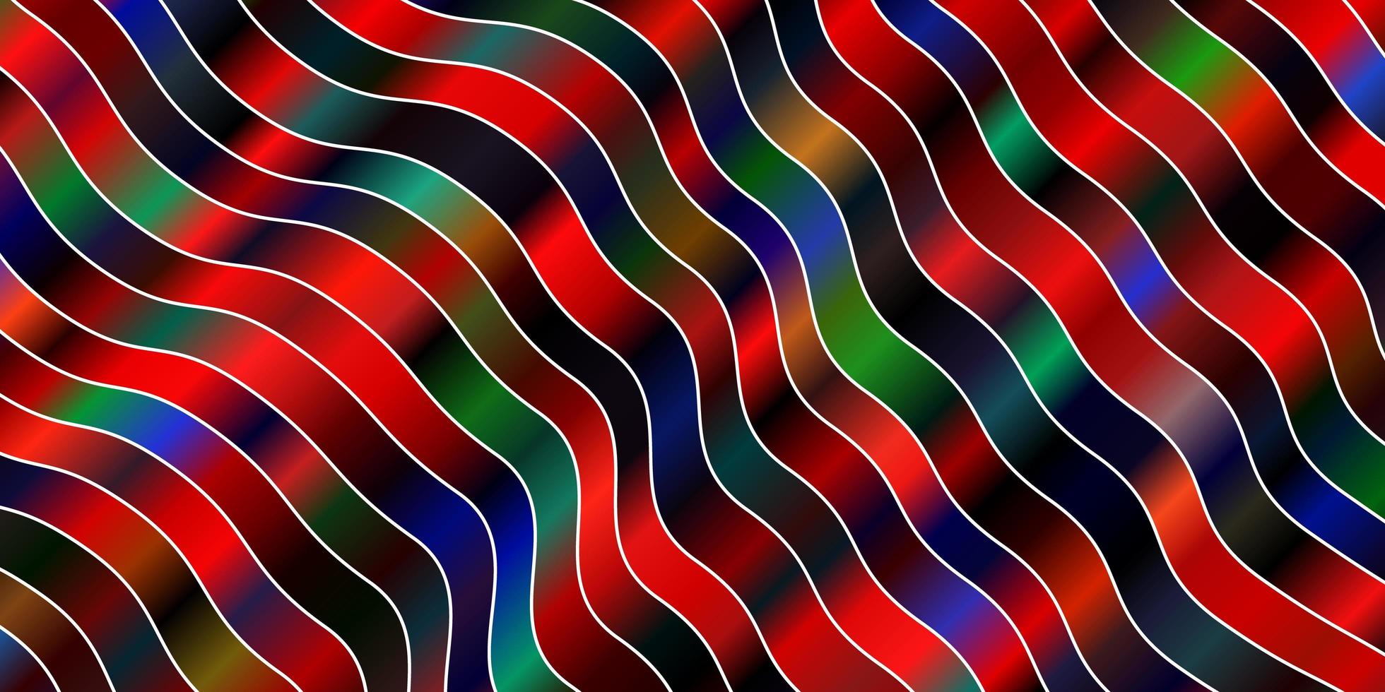 modèle vectoriel multicolore sombre avec des lignes ironiques.