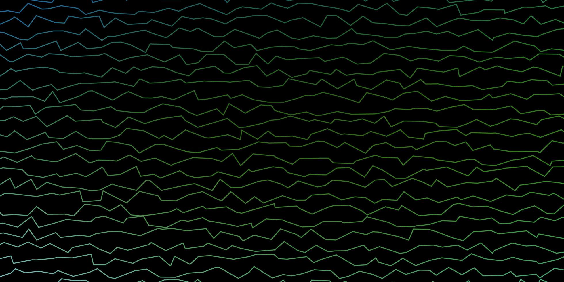 modèle vectoriel bleu foncé, vert avec des lignes ironiques.