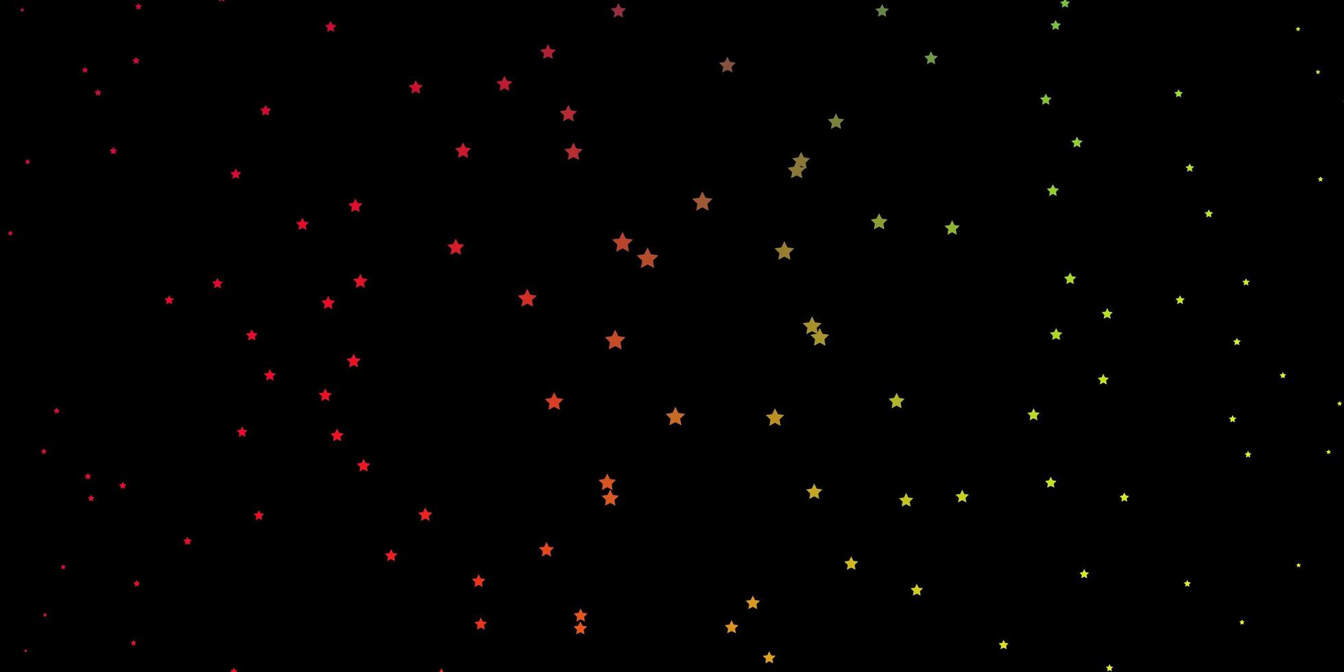 disposition de vecteur multicolore sombre avec des étoiles brillantes.