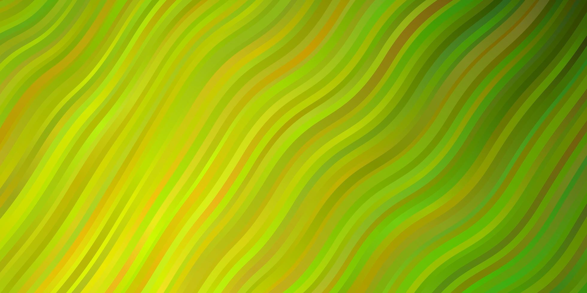 modèle de vecteur vert clair, jaune avec des lignes.