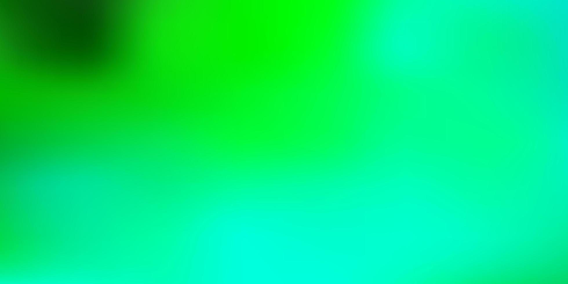 dessin de flou abstrait vecteur vert clair.