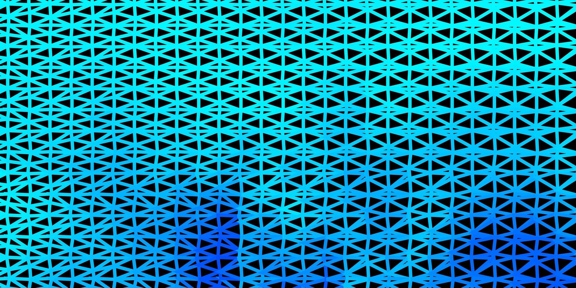 conception de mosaïque triangle vecteur bleu clair.