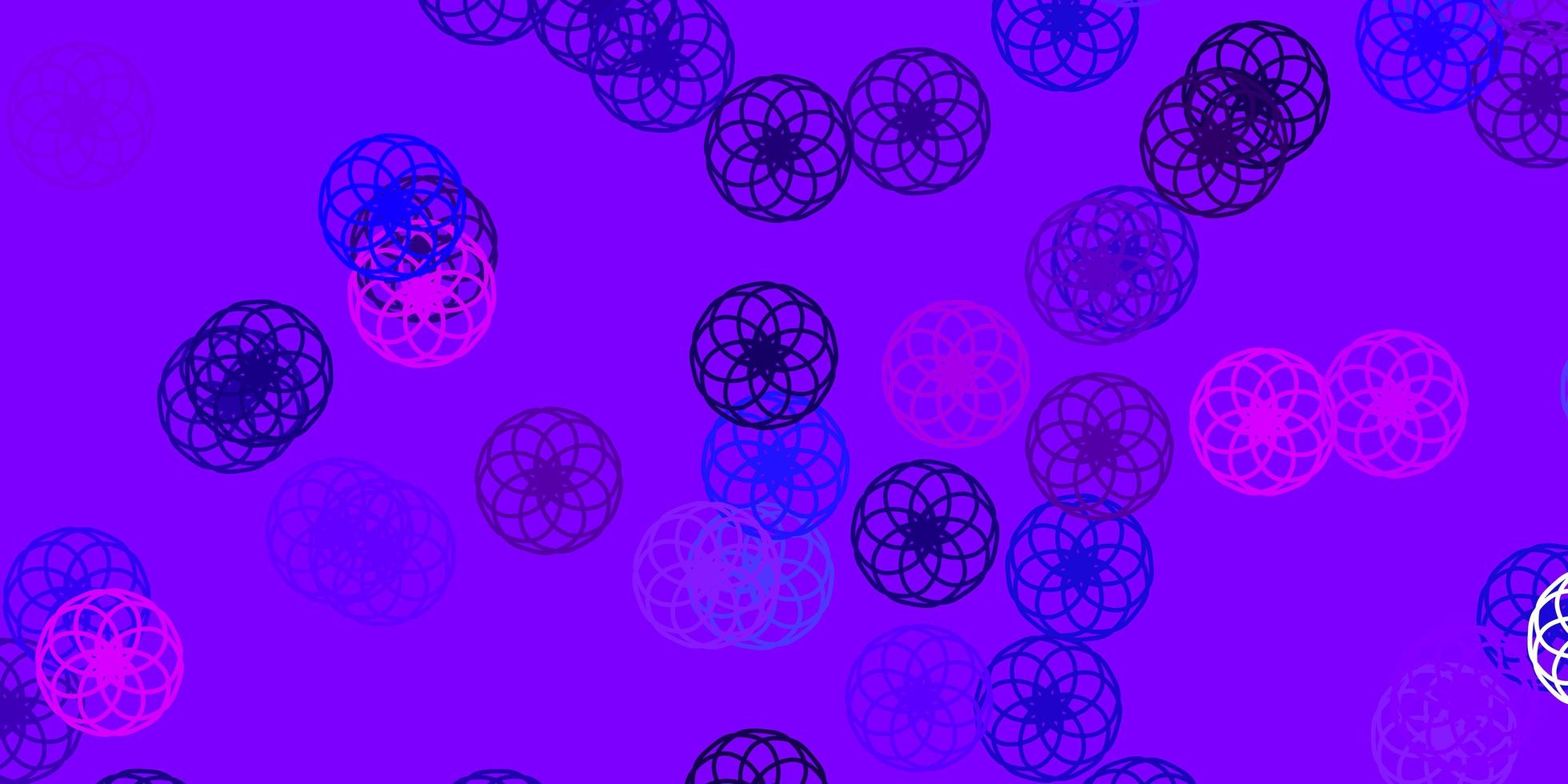 fond de vecteur violet clair, rose avec des bulles.