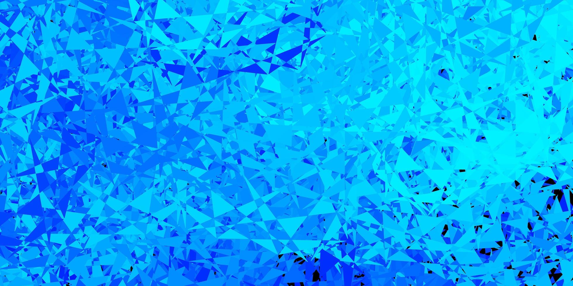 fond de vecteur bleu clair avec des formes polygonales.
