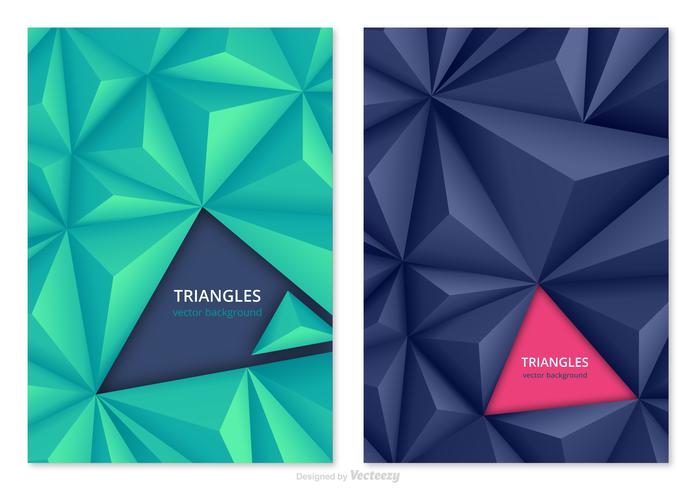 Triangles abstraites Vector Backgrounds