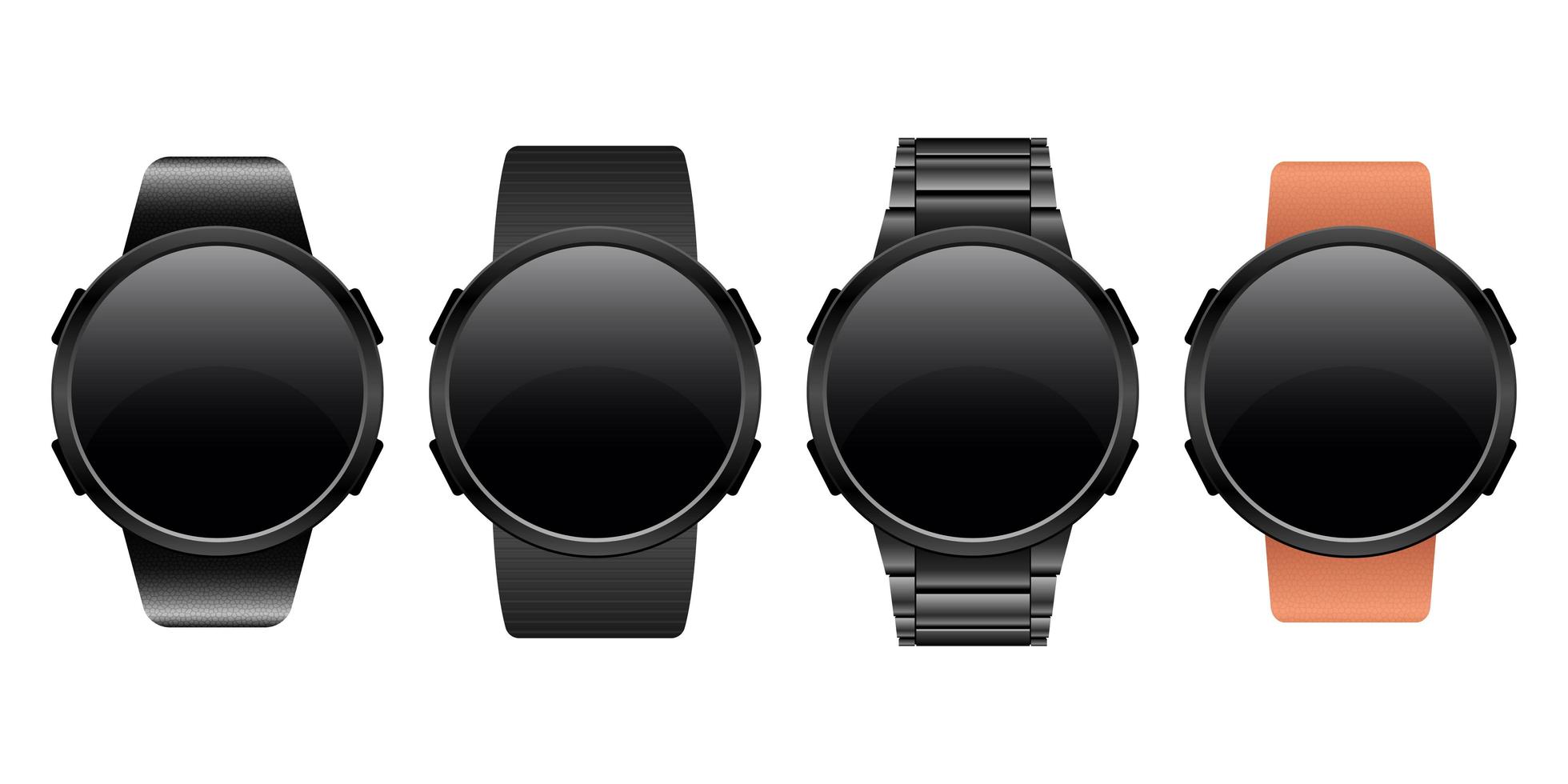 illustration de conception de vecteur de périphérique smartwatch isolé sur fond blanc