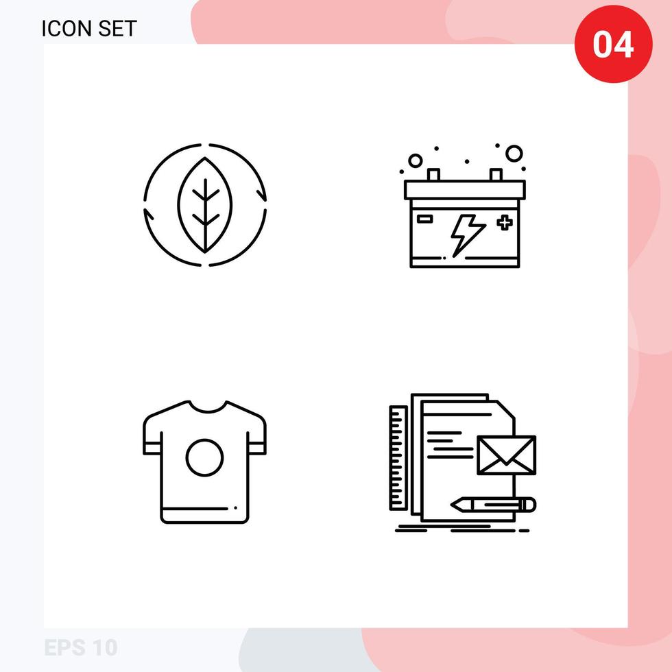 interface utilisateur pack de 4 couleurs plates de base remplies d'éléments de conception vectoriels modifiables de marque de voiture de sport d'énergie vecteur