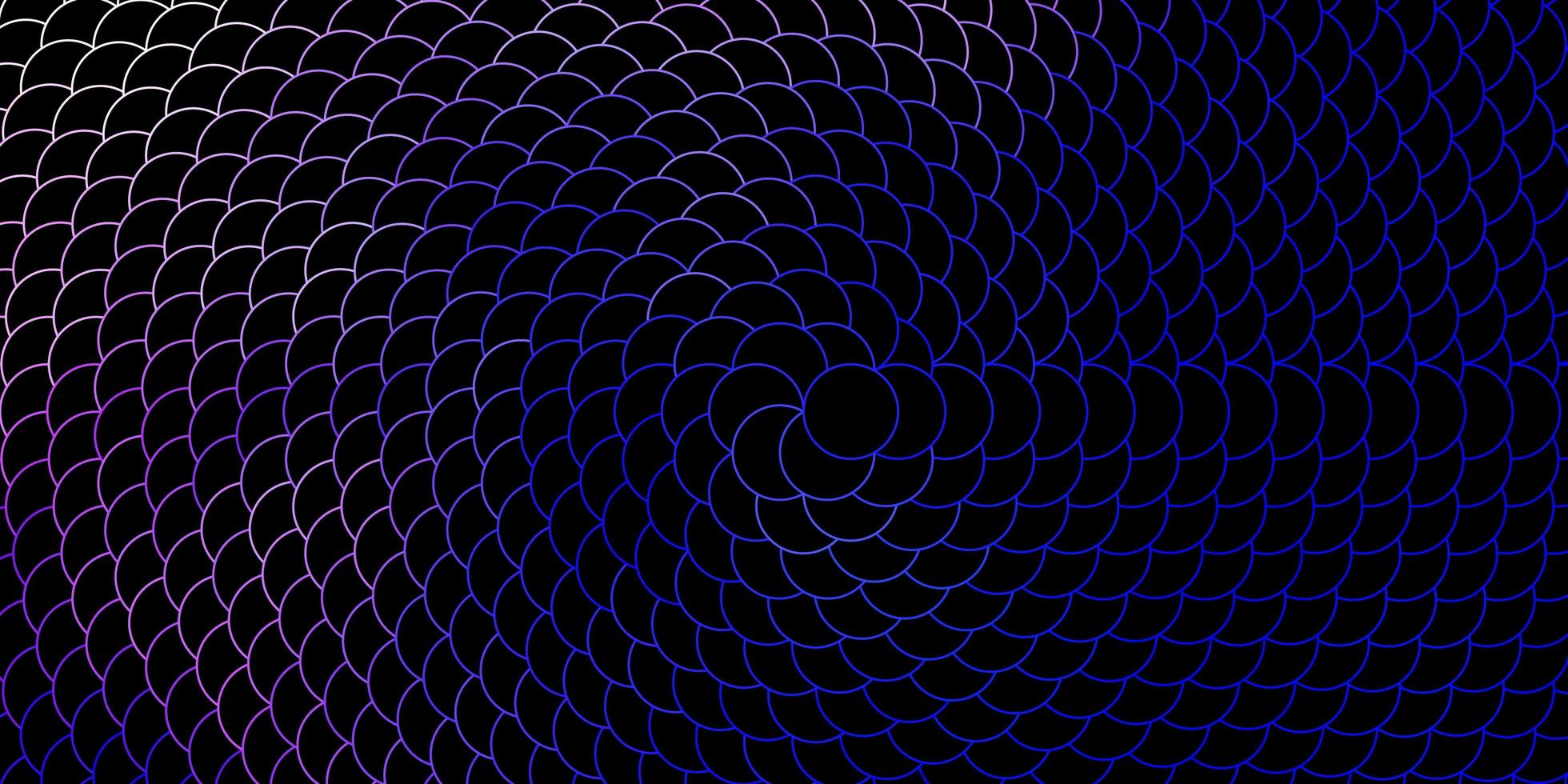 disposition de vecteur rose foncé, bleu avec des cercles.