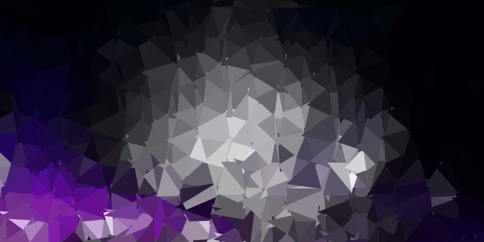 texture de polygone dégradé vecteur violet foncé.