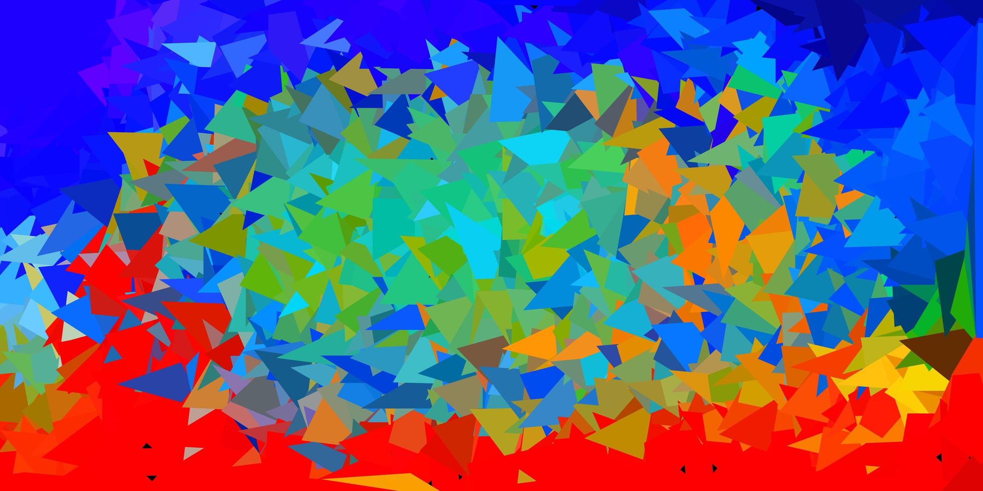 papier peint mosaïque triangle vecteur multicolore clair.