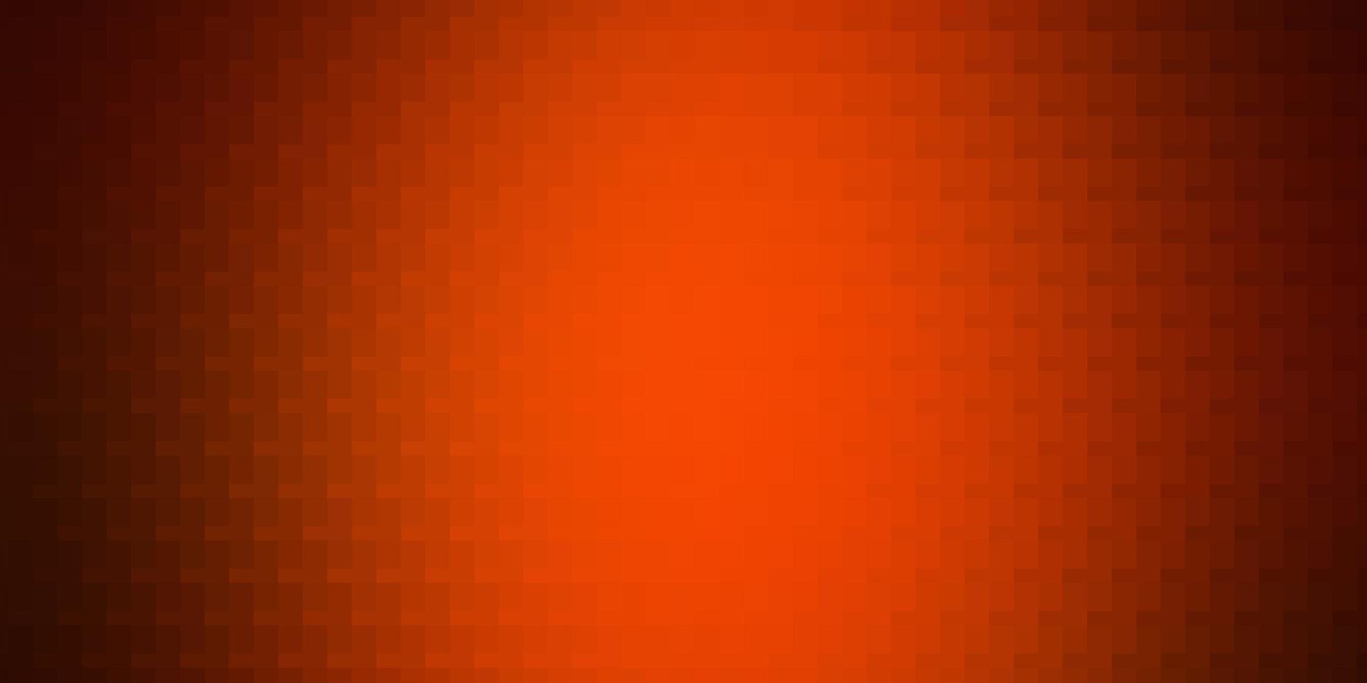 modèle vectoriel orange clair avec des rectangles.