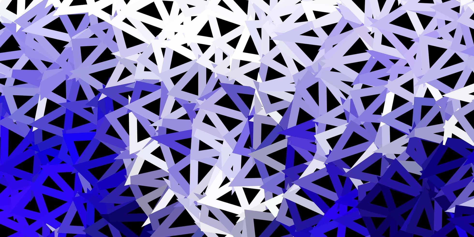 conception de polygone dégradé vecteur violet foncé.