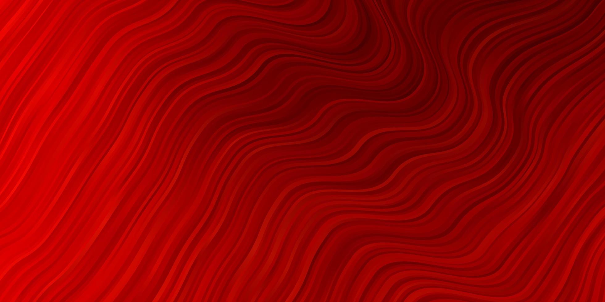 texture de vecteur rouge clair avec des courbes.