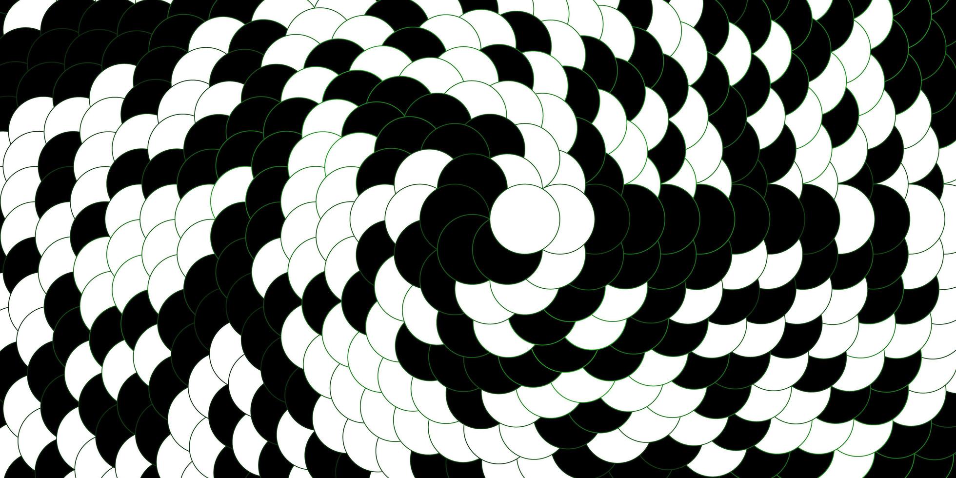 modèle vectoriel vert foncé avec des cercles.