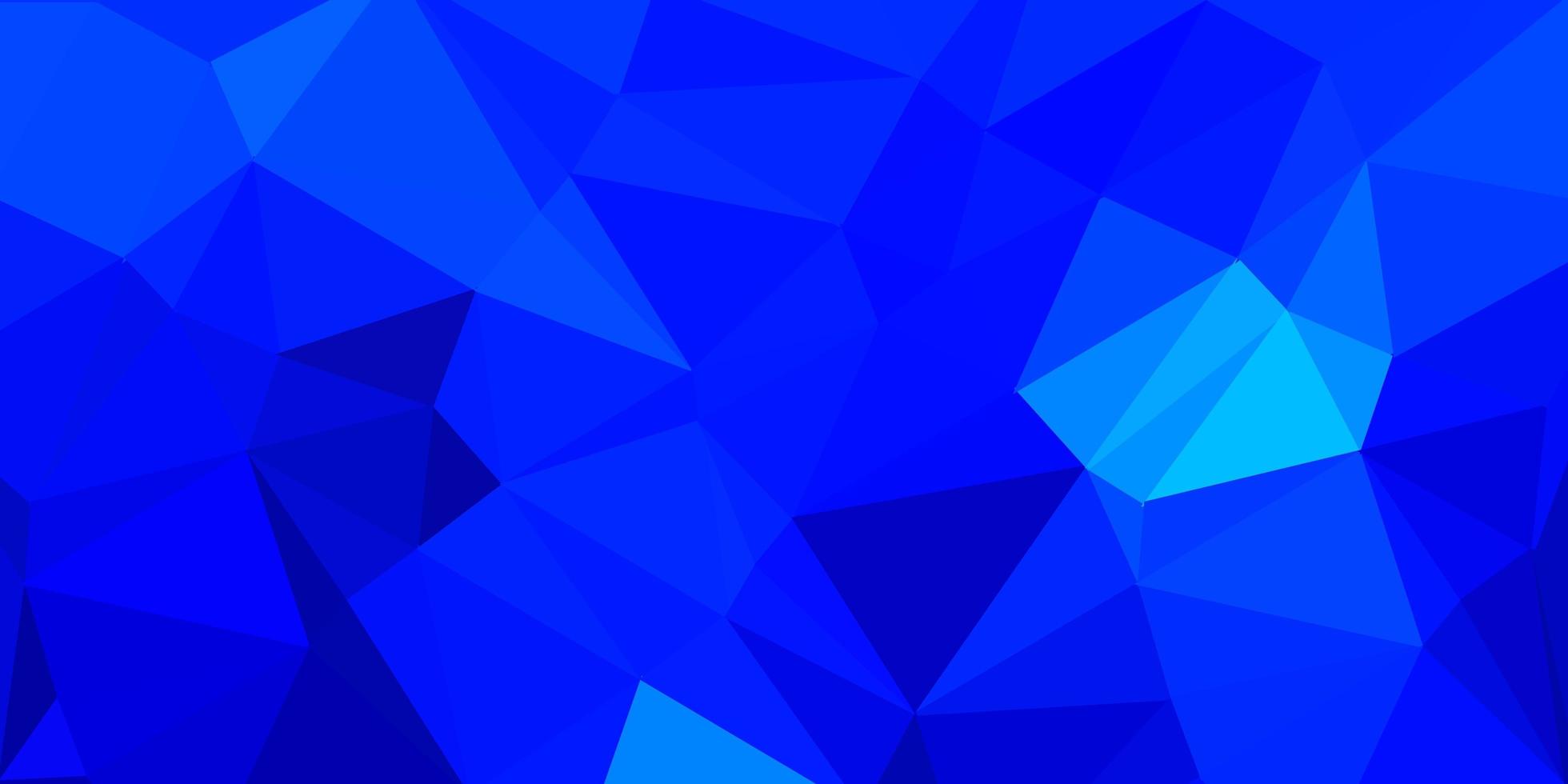 texture de polygone dégradé vecteur bleu clair.