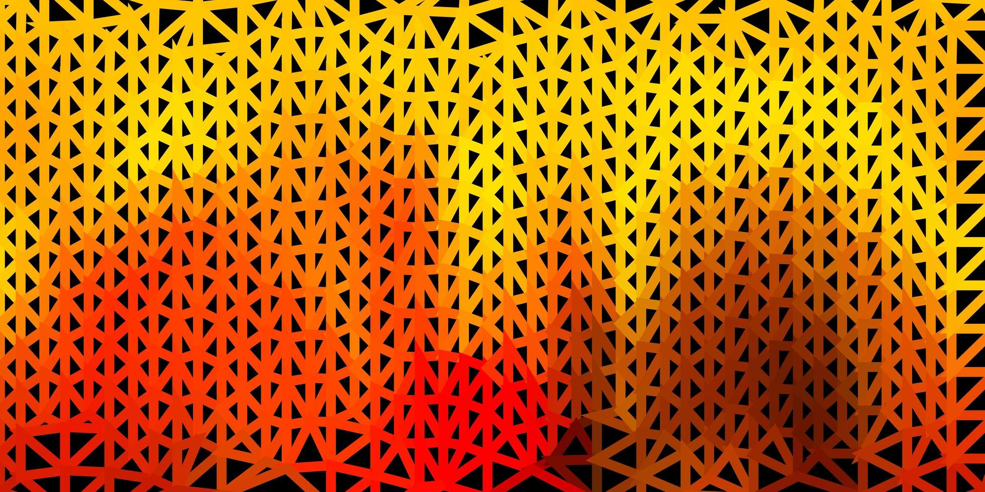 fond d'écran polygonale géométrique vecteur rouge clair, jaune.