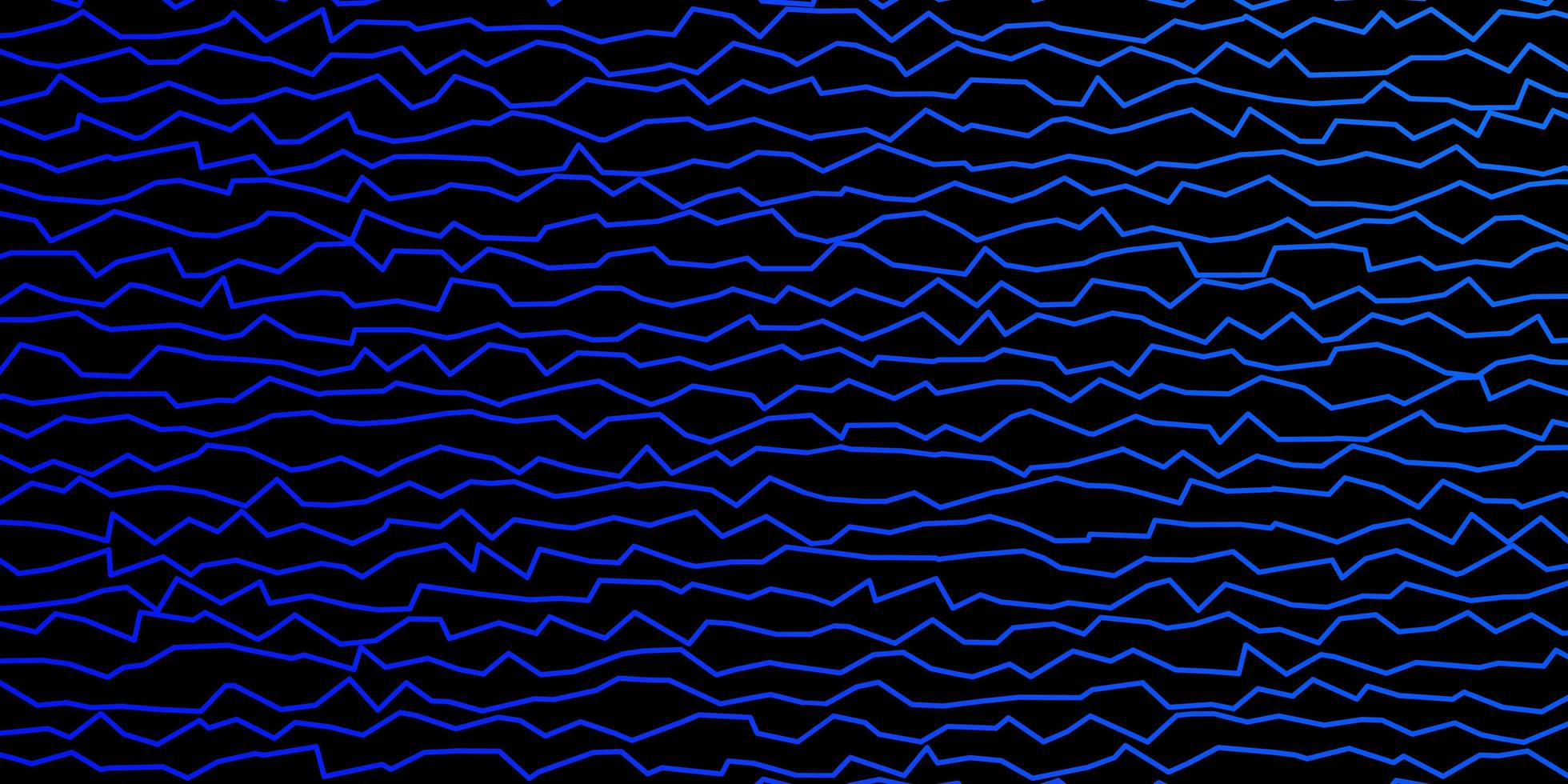 fond de vecteur bleu foncé avec des lignes pliées