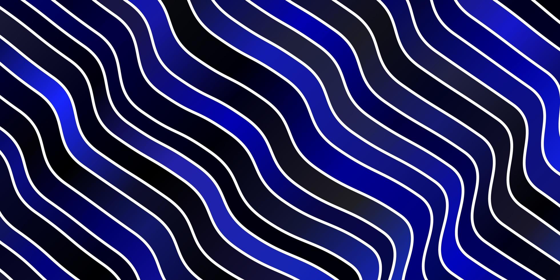 fond de vecteur bleu foncé avec des lignes pliées