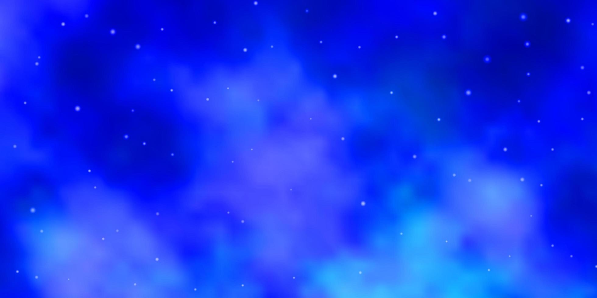 fond de vecteur bleu clair avec des étoiles colorées.