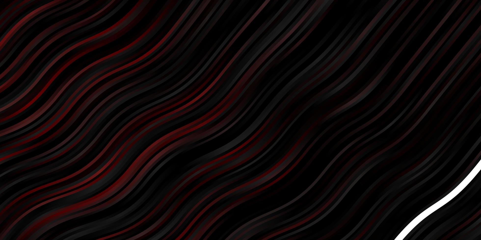 texture de vecteur rouge foncé avec des courbes