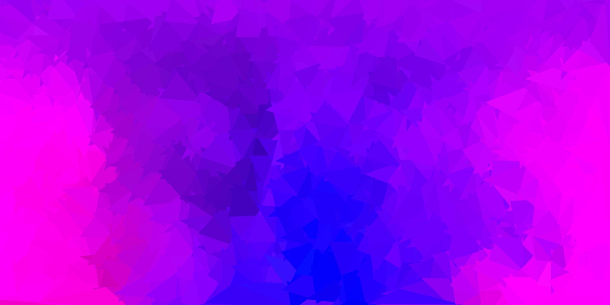 texture de triangle abstrait vecteur violet foncé, rose.