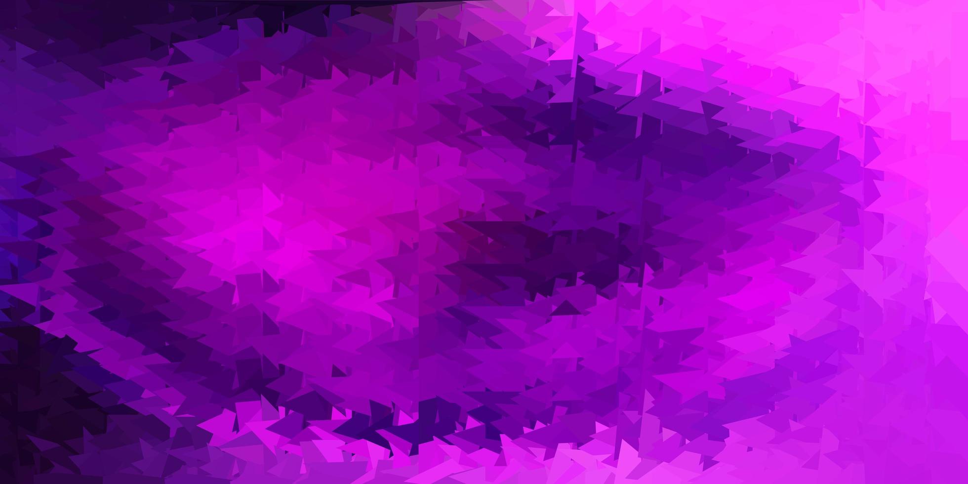 motif de triangle abstrait vecteur violet clair, rose.