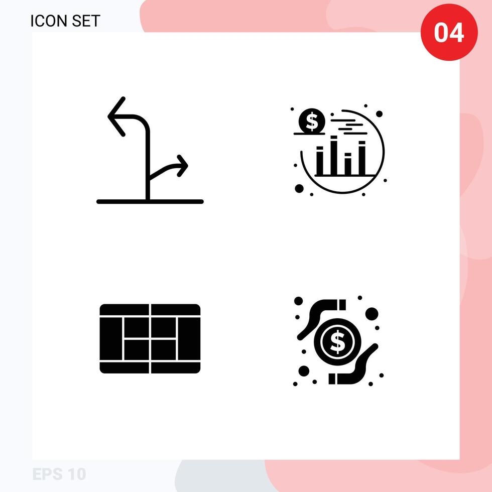 pack d'icônes vectorielles stock de signes et symboles de ligne pour les flèches carte trafic seo transaction éléments de conception vectoriels modifiables vecteur