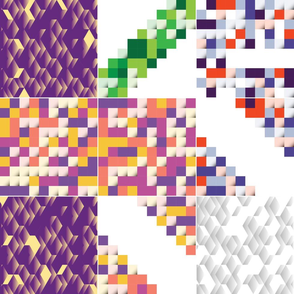 fond vectoriel avec une illustration de texture abstraite comportant des carrés pouvant être utilisés comme motif pour les bannières. affiches. dépliants