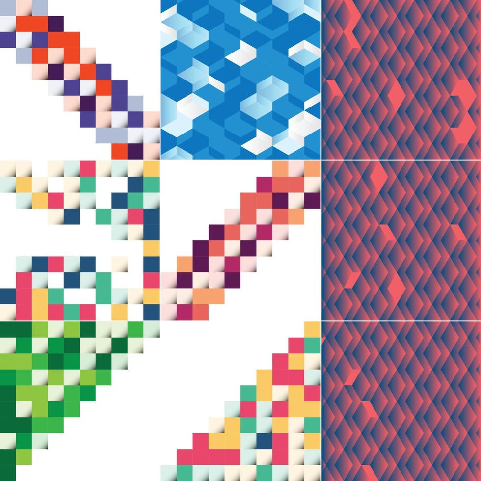 arrière-plan vectoriel avec une illustration d'une texture abstraite comportant des carrés pouvant être utilisés comme motif dans les bannières. affiches. dépliants