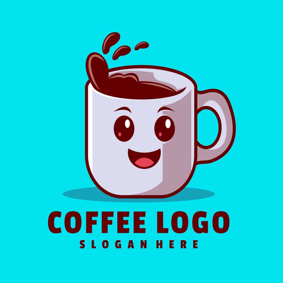 modèle de logo de tasse à café vecteur