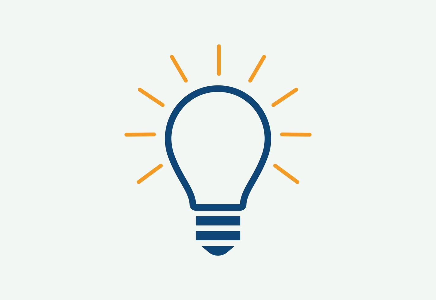 création de logo d'ampoule, concept de design vectoriel