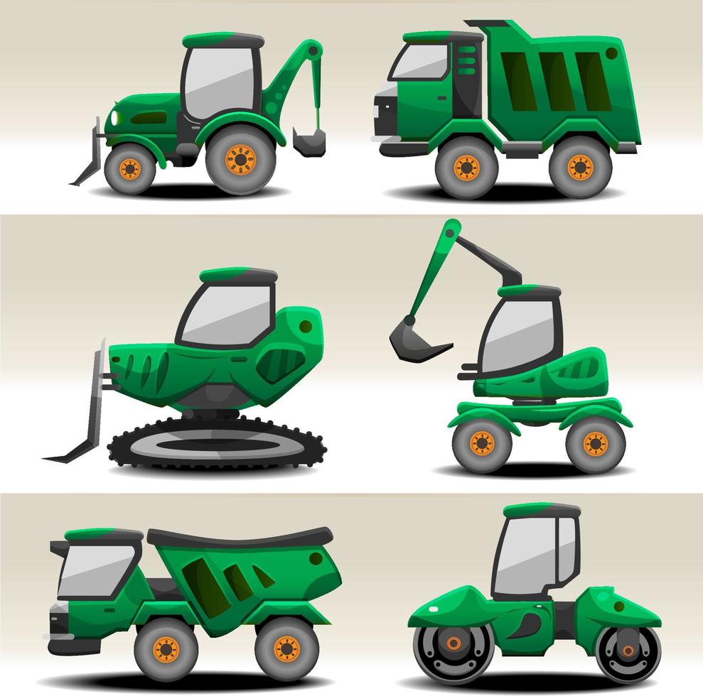 illustration vectorielle de matériel routier vecteur