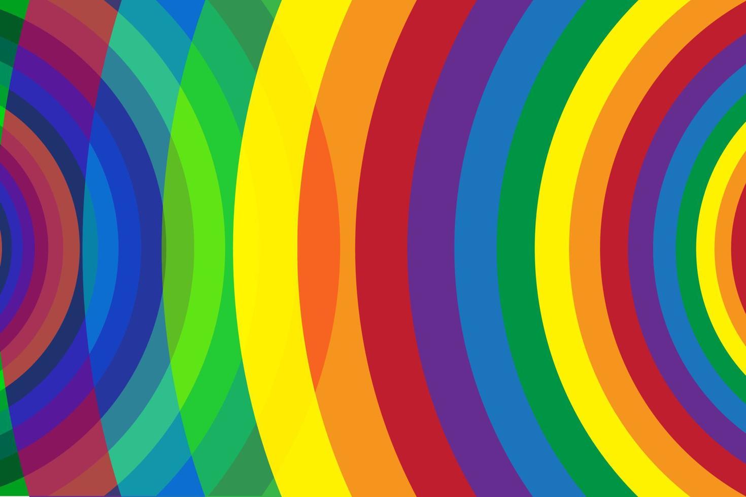 abstrait coloré, bleu, rouge, jaune, vert, orange et violet, forme ronde géométrique. illustration vectorielle. vecteur