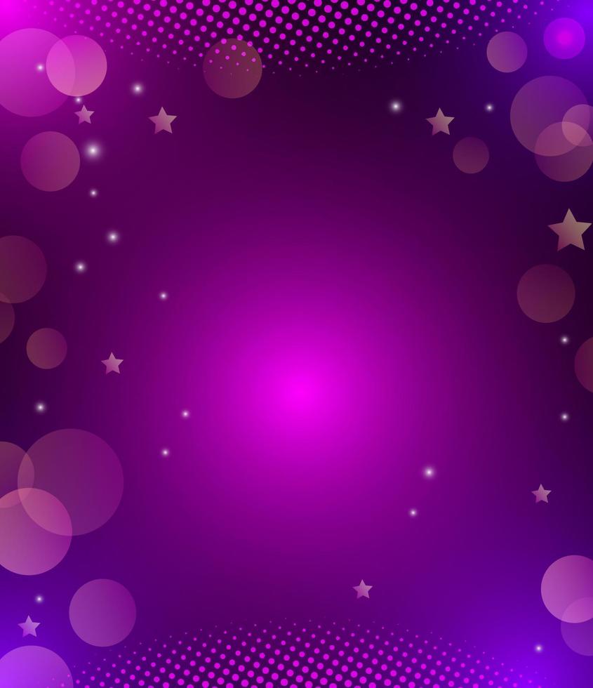 fond violet avec des étoiles. vecteur