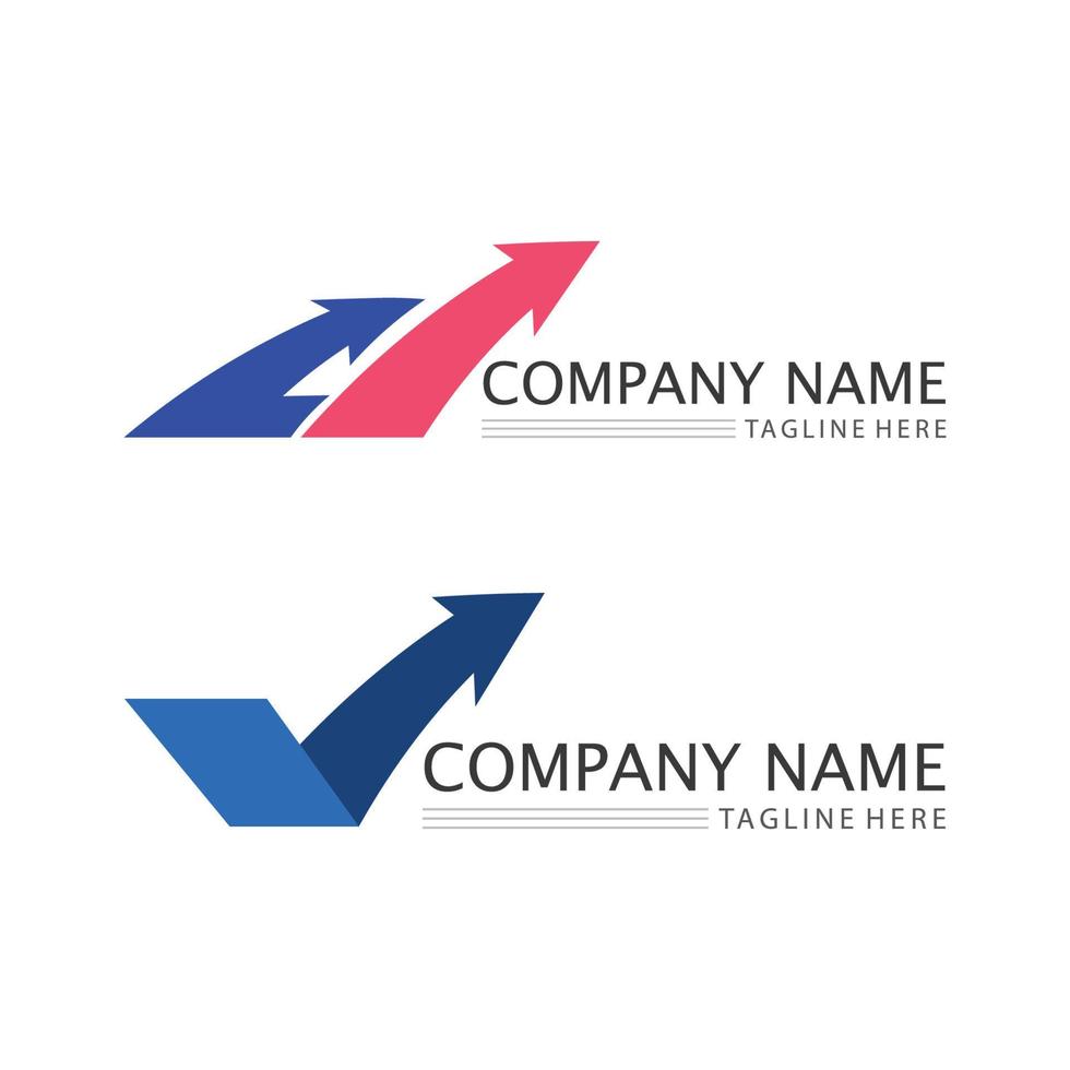 icône d'entreprise et graphique vectoriel de conception de logo