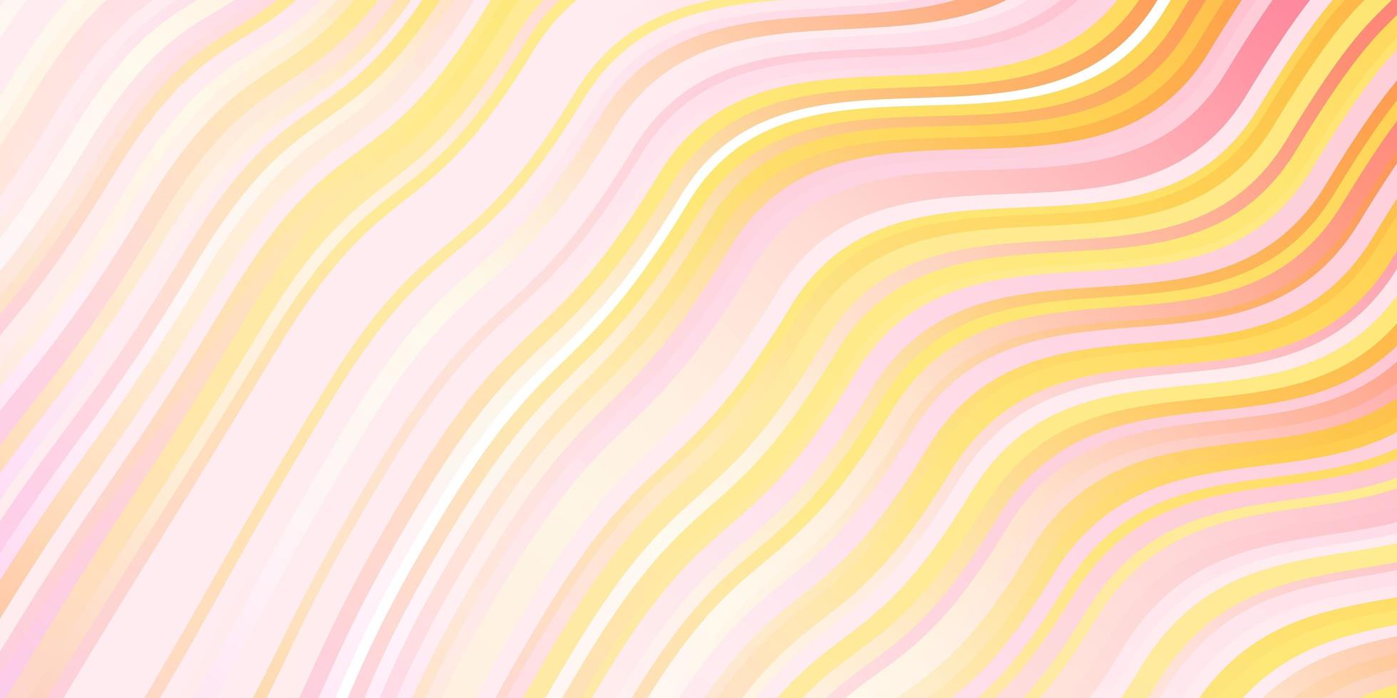 modèle vectoriel rose clair, jaune avec des lignes ironiques.