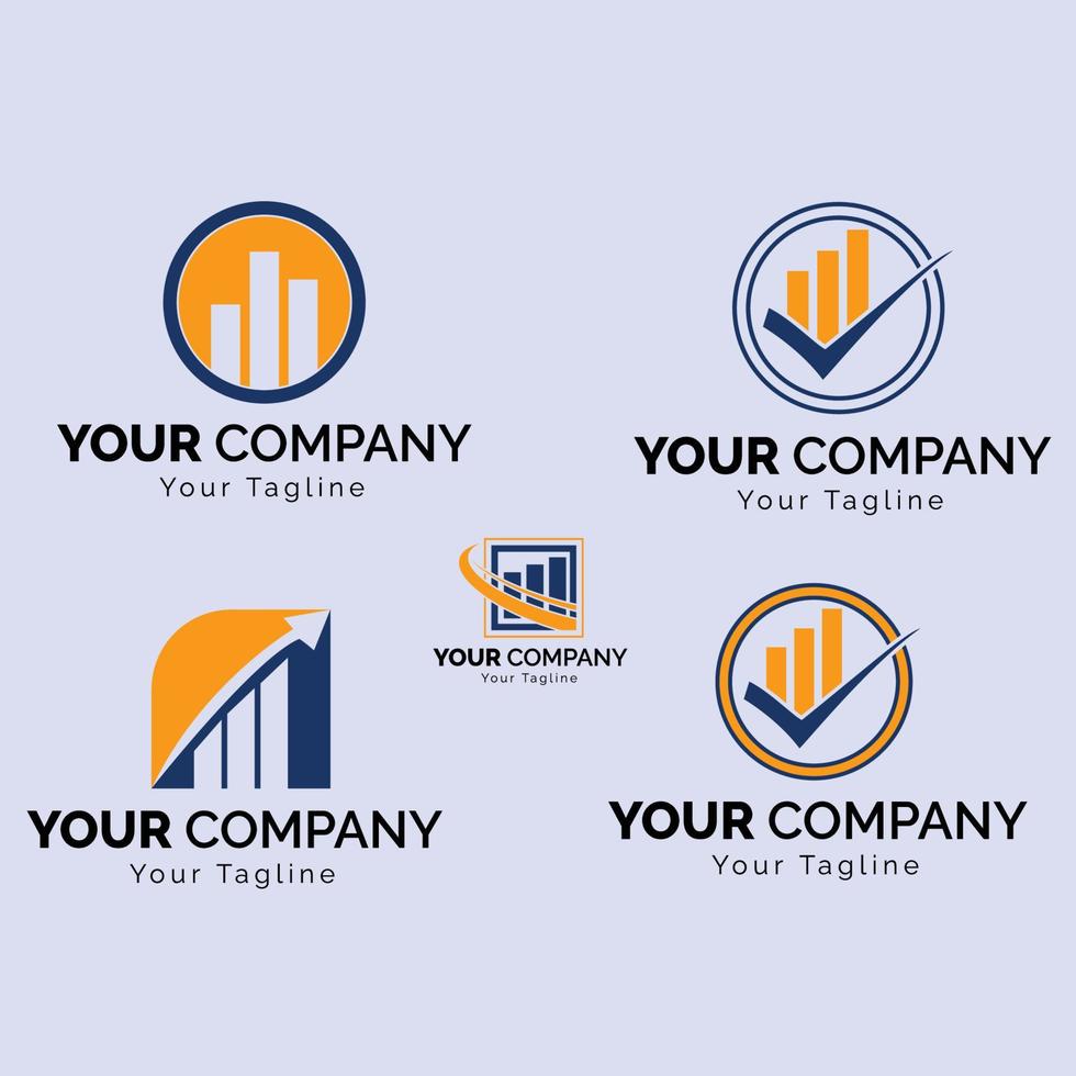 modèle de logo de finance d'entreprise vecteur gratuit