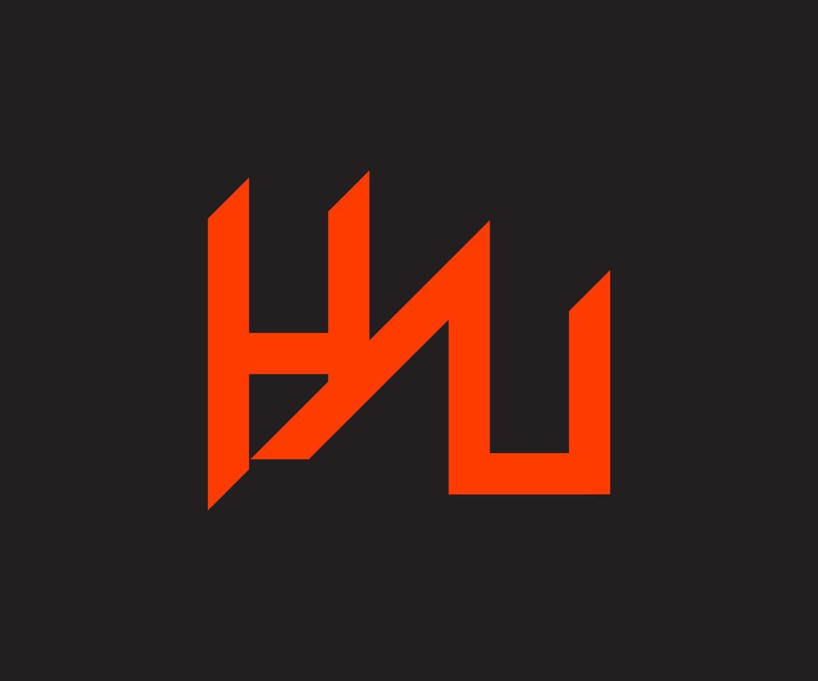 logo de la lettre hyu. création de logo de lettre hyu. logos élégants modernes avec des lettres hyu. hyu lettre logo modèle d'entreprise icône vectorielle. Éléments de modèle de conception d'icône de logo lettre hyu vecteur