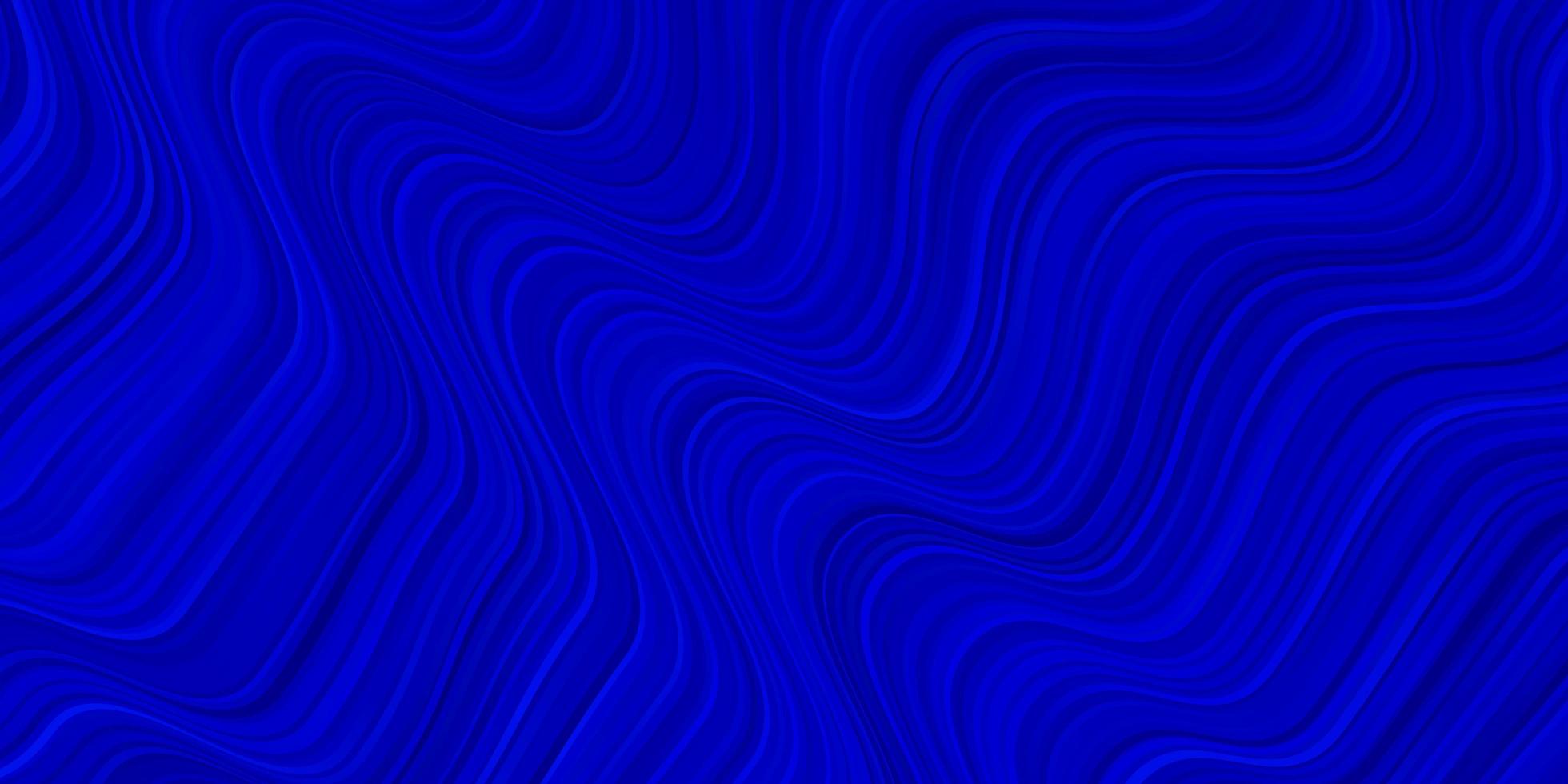 texture de vecteur bleu clair avec des courbes