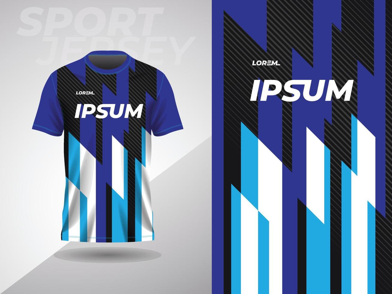 conception de maillot de sport tshirt abstrait bleu noir pour le football football course jeu motocross cyclisme course vecteur